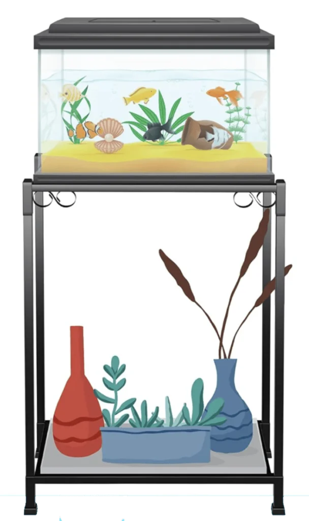 Metal 10 Gallon Fish Tank Stand